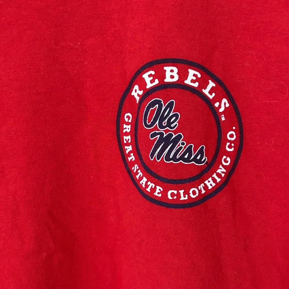 Great State Clothing Co. Men’s Large Ole Miss Rebels T-Shirt - Picture 3 of 7